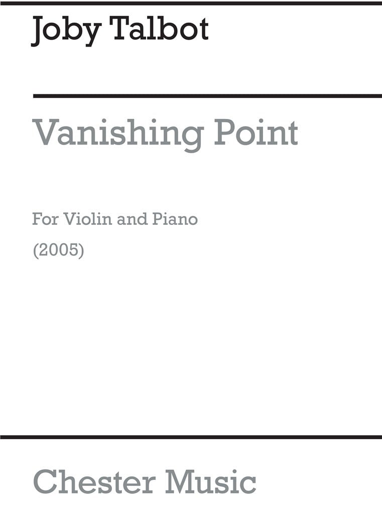 Vanishing Point (Violin/Piano)